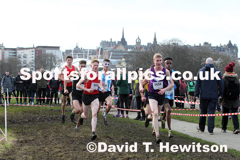 Mens long race  2020 BUCS Cross Country Champs., Edinburgh.  Photo: David T. Hewitson/Sports for All Pics